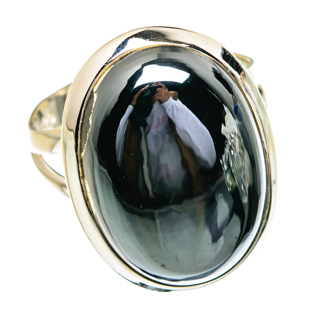 Hematite Rings handcrafted by Ana Silver Co - RING79169
