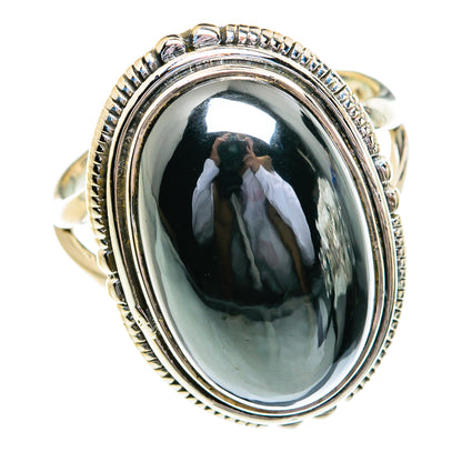 Hematite Rings handcrafted by Ana Silver Co - RING79198