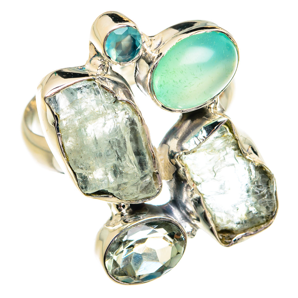 Aquamarine Rings handcrafted by Ana Silver Co - RING79202