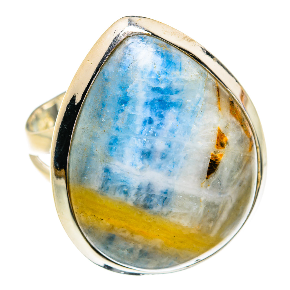 Blue Scheelite Rings handcrafted by Ana Silver Co - RING79204