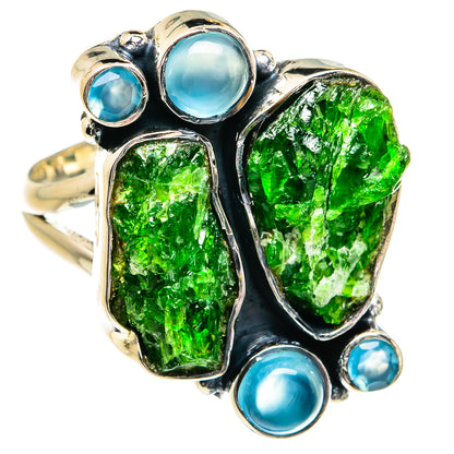 Chrome Diopside Rings handcrafted by Ana Silver Co - RING79207
