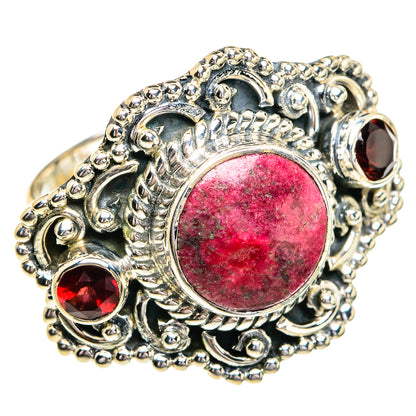 Thulite Rings handcrafted by Ana Silver Co - RING79216