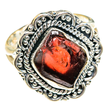 Garnet Rings handcrafted by Ana Silver Co - RING79217