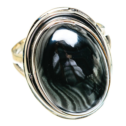 Psilomelane Rings handcrafted by Ana Silver Co - RING79221