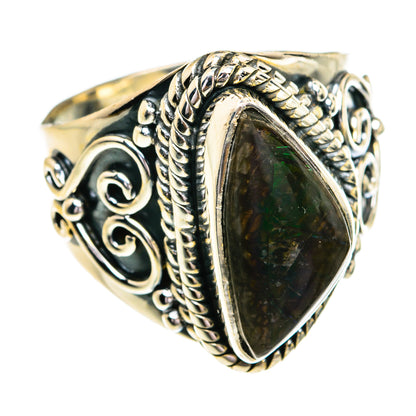 Ammolite Rings handcrafted by Ana Silver Co - RING79237