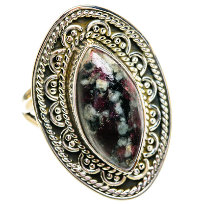 Russian Eudialyte Rings handcrafted by Ana Silver Co - RING79246
