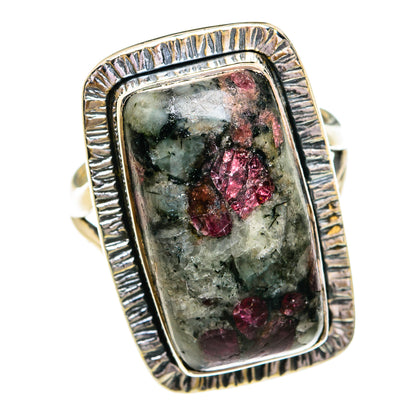 Russian Eudialyte Rings handcrafted by Ana Silver Co - RING79247