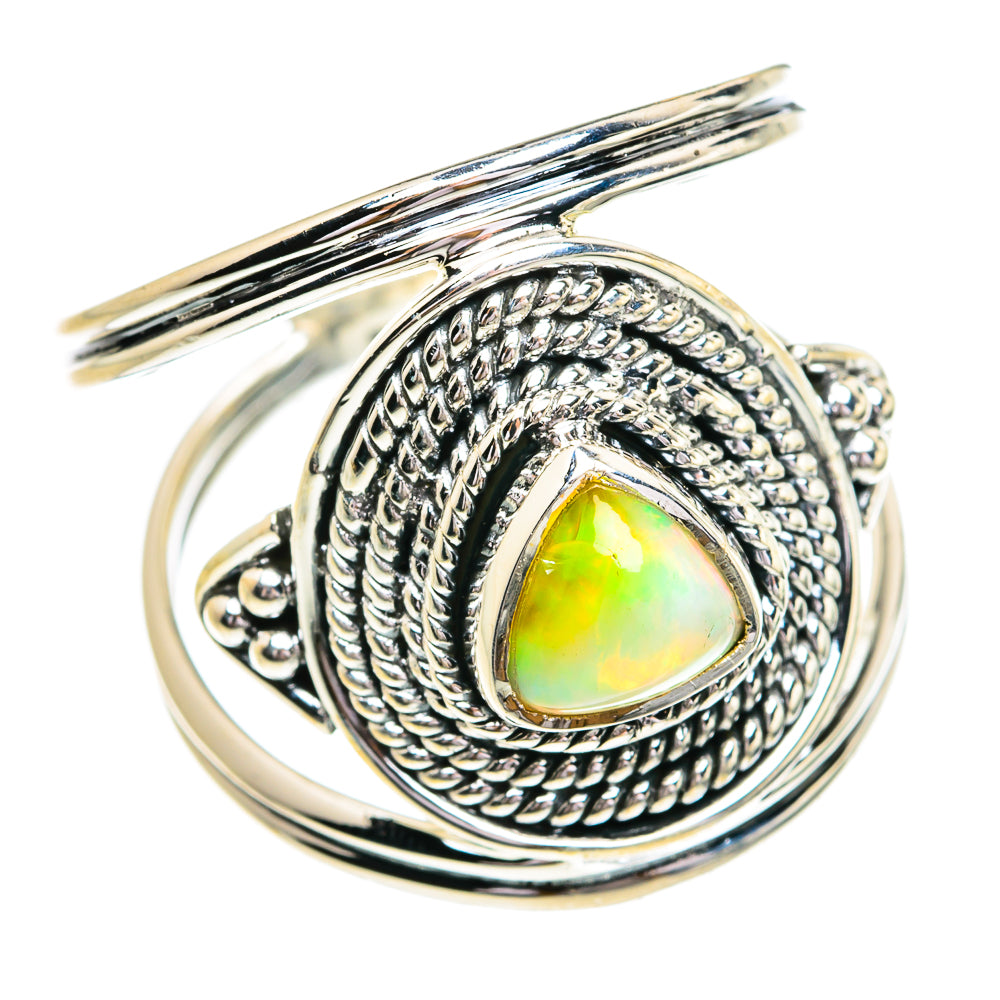 Ethiopian Opal Rings handcrafted by Ana Silver Co - RING79255