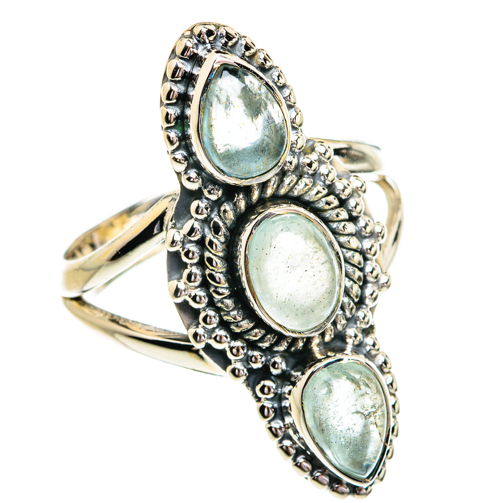 Aquamarine Rings handcrafted by Ana Silver Co - RING79258