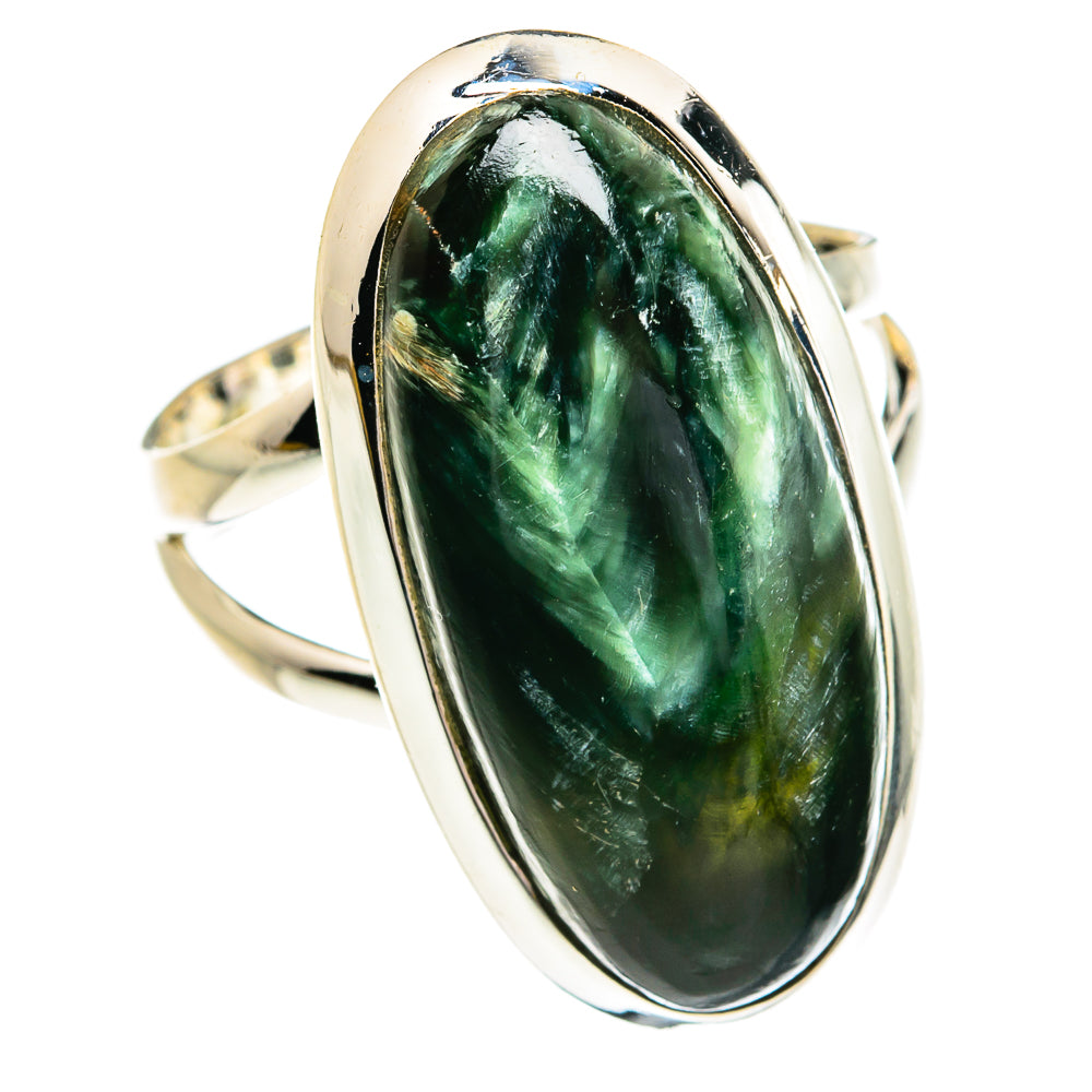 Seraphinite Rings handcrafted by Ana Silver Co - RING79266