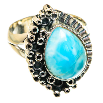 Larimar Rings handcrafted by Ana Silver Co - RING79283