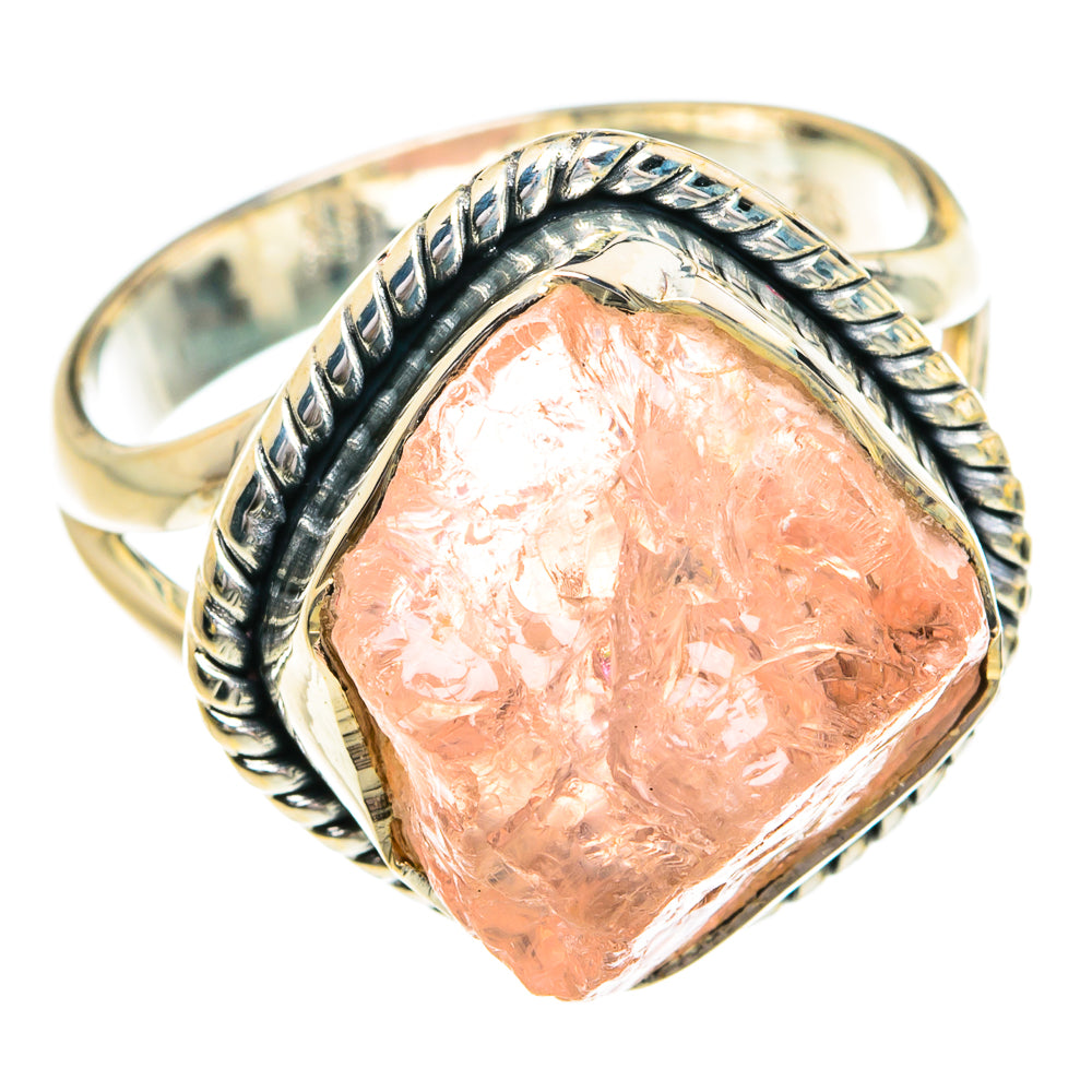 Rose Quartz Rings handcrafted by Ana Silver Co - RING79297
