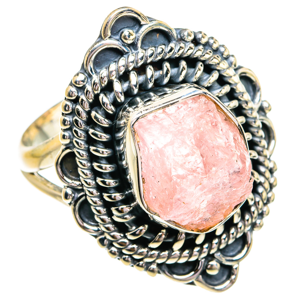 Rose Quartz Rings handcrafted by Ana Silver Co - RING79299