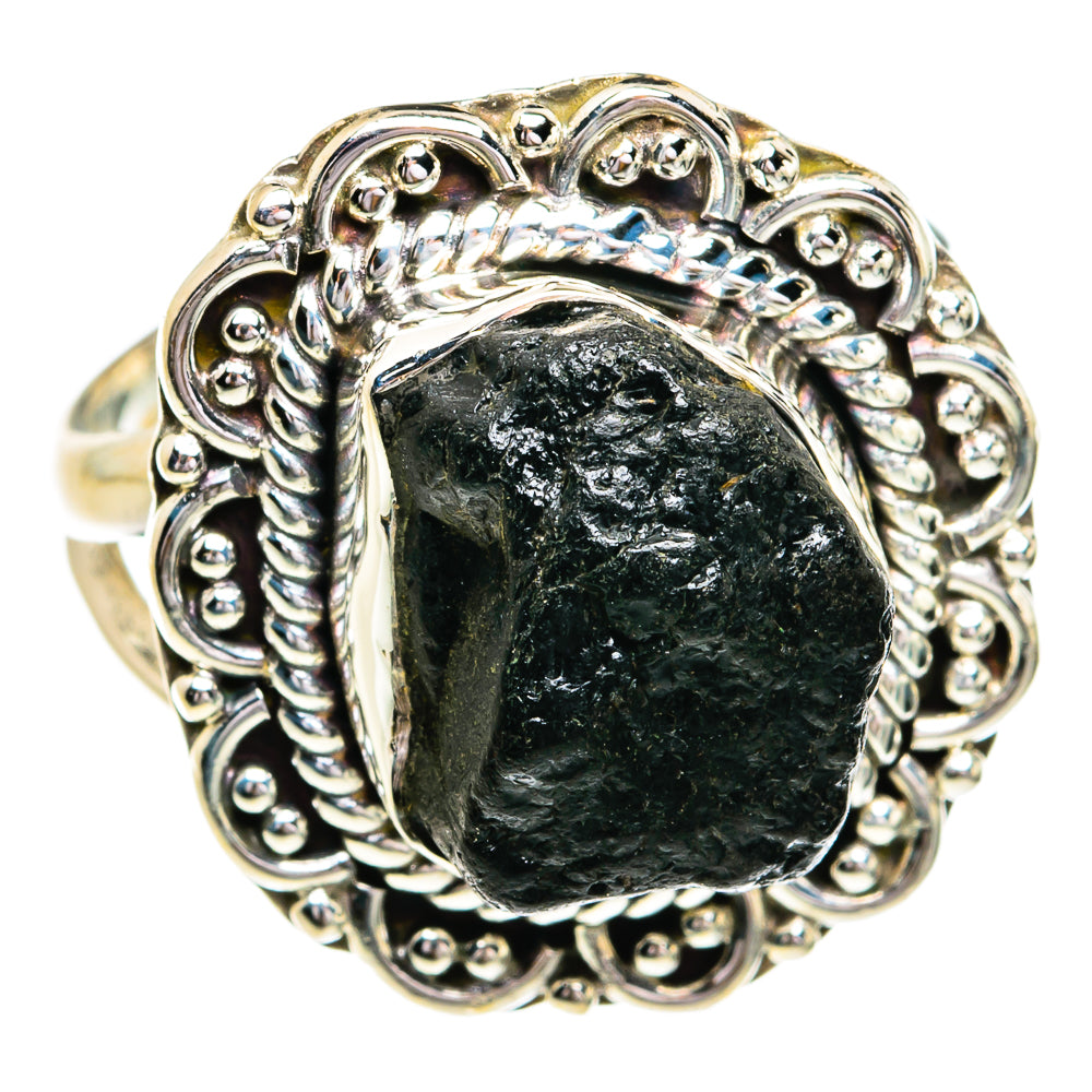 Tektite Rings handcrafted by Ana Silver Co - RING79304 - Photo 2