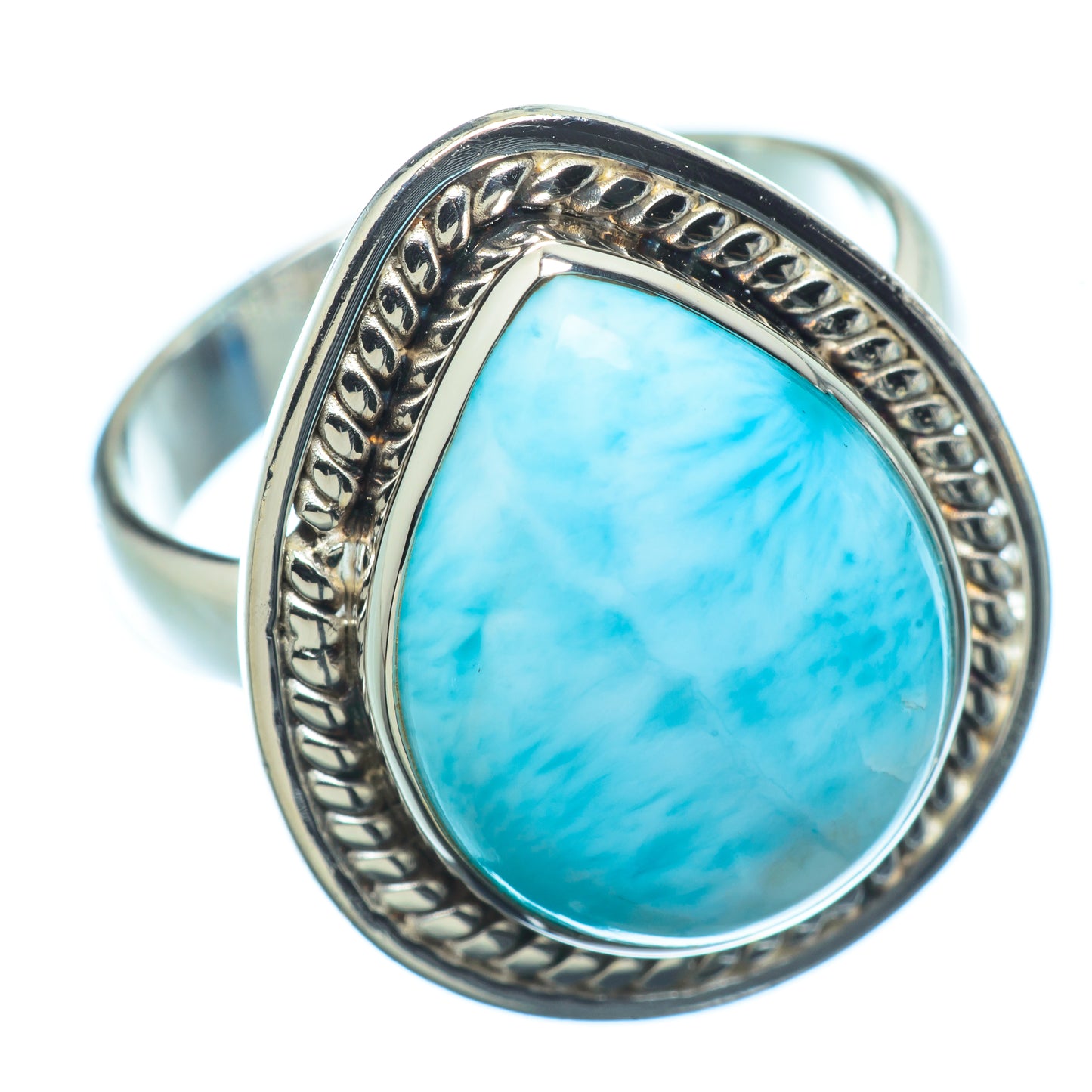 Larimar Rings handcrafted by Ana Silver Co - RING7931