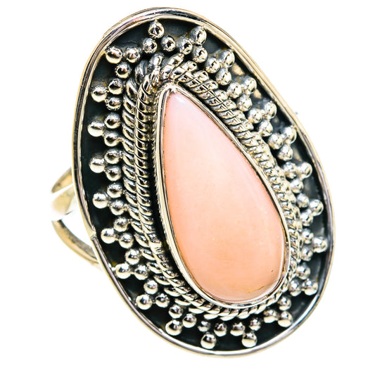 Pink Opal Rings handcrafted by Ana Silver Co - RING79322