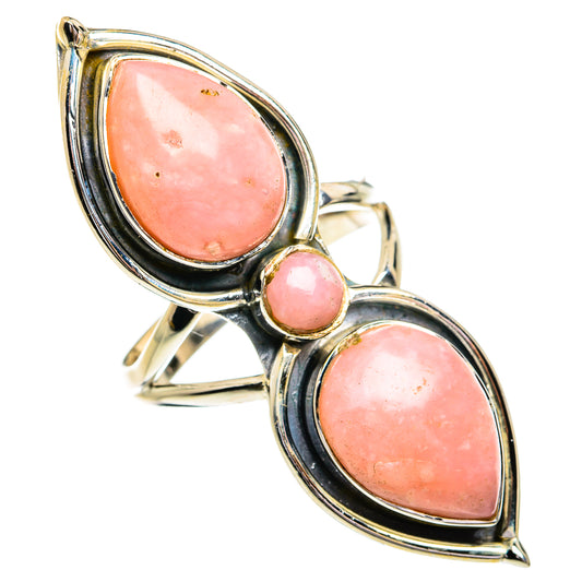 Pink Opal Rings handcrafted by Ana Silver Co - RING79324