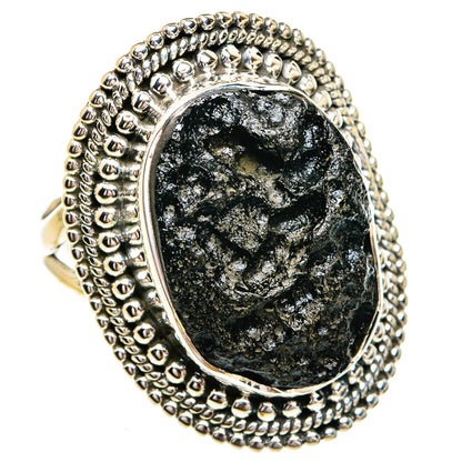 Tektite Rings handcrafted by Ana Silver Co - RING79330 - Photo 2
