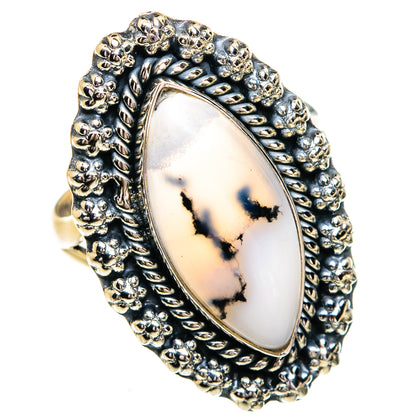 Dendritic Opal Rings handcrafted by Ana Silver Co - RING79332