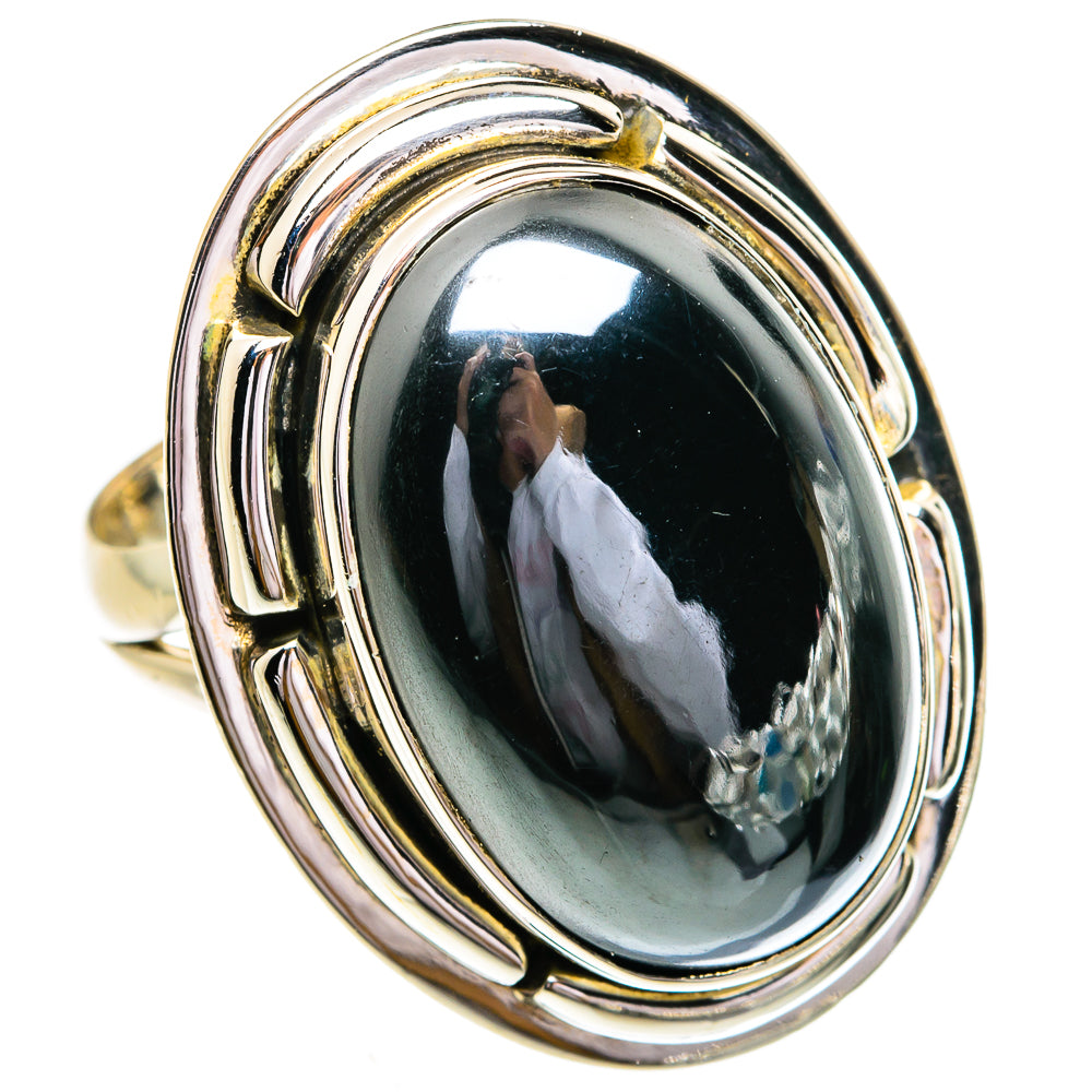 Hematite Rings handcrafted by Ana Silver Co - RING79335