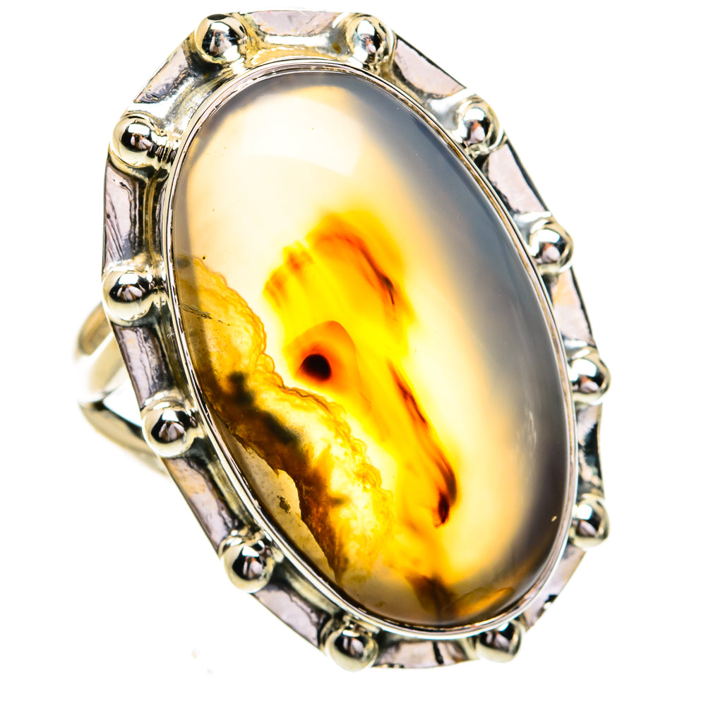 Montana Agate Rings handcrafted by Ana Silver Co - RING79348