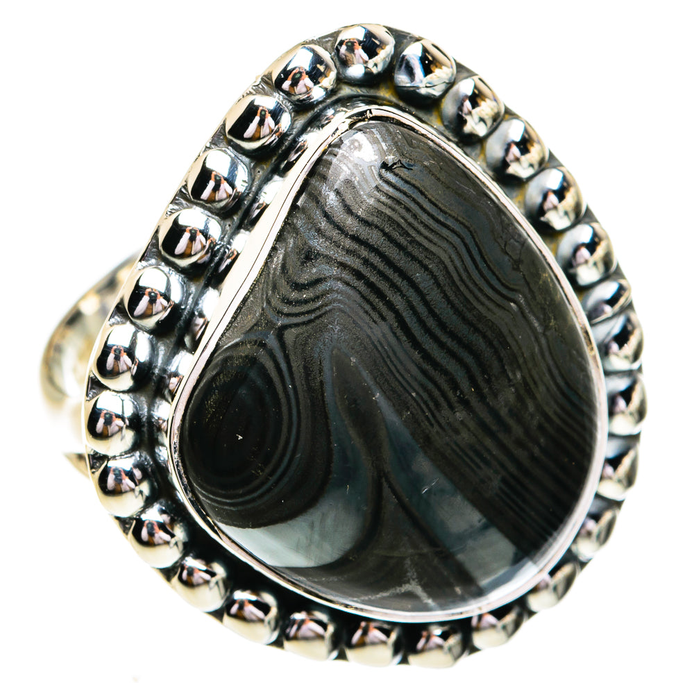 Psilomelane Rings handcrafted by Ana Silver Co - RING79363 - Photo 2