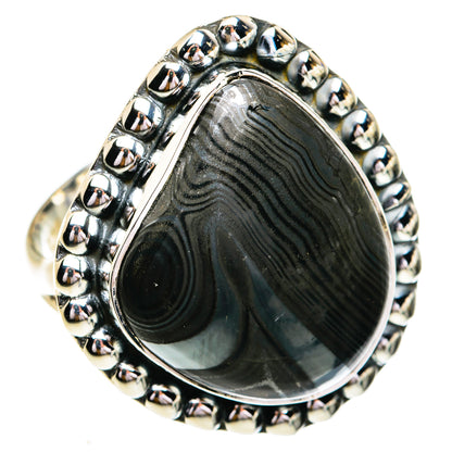 Psilomelane Rings handcrafted by Ana Silver Co - RING79363 - Photo 2