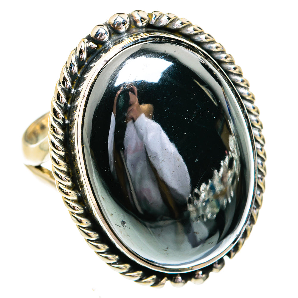 Hematite Rings handcrafted by Ana Silver Co - RING79369