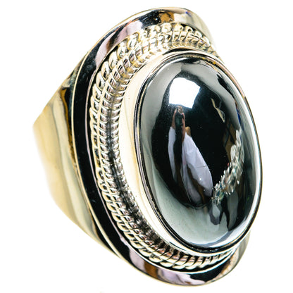 Hematite Rings handcrafted by Ana Silver Co - RING79370