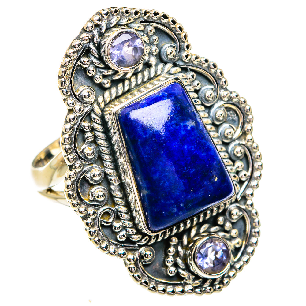 Lapis Lazuli Rings handcrafted by Ana Silver Co - RING79373