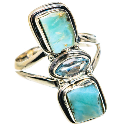 Larimar Rings handcrafted by Ana Silver Co - RING79375