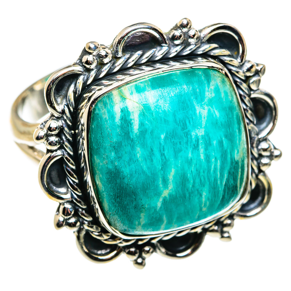 Amazonite Rings handcrafted by Ana Silver Co - RING79382