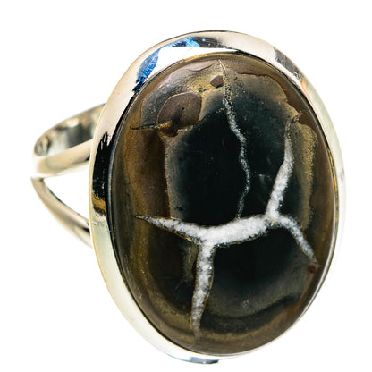 Septarian Geode Rings handcrafted by Ana Silver Co - RING79384