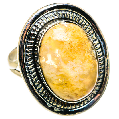 Plume Agate Rings handcrafted by Ana Silver Co - RING79388 - Photo 2