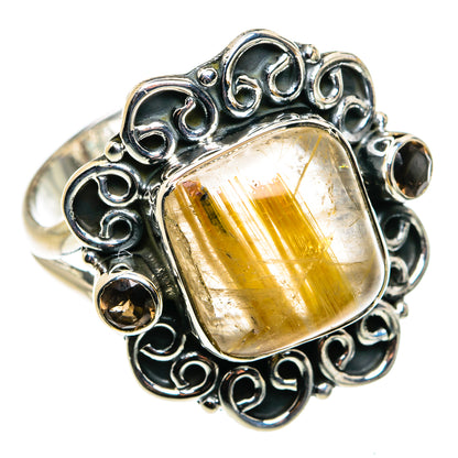 Rutilated Quartz Rings handcrafted by Ana Silver Co - RING79398