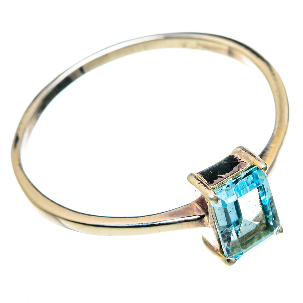 Blue Topaz Rings handcrafted by Ana Silver Co - RING79408