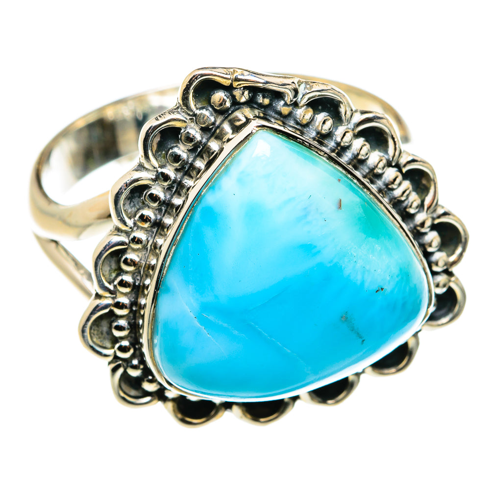 Larimar Rings handcrafted by Ana Silver Co - RING79409