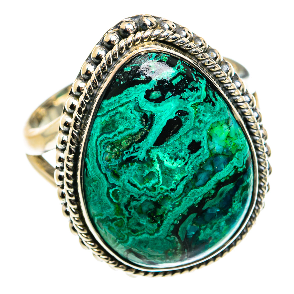 Chrysocolla Rings handcrafted by Ana Silver Co - RING79415