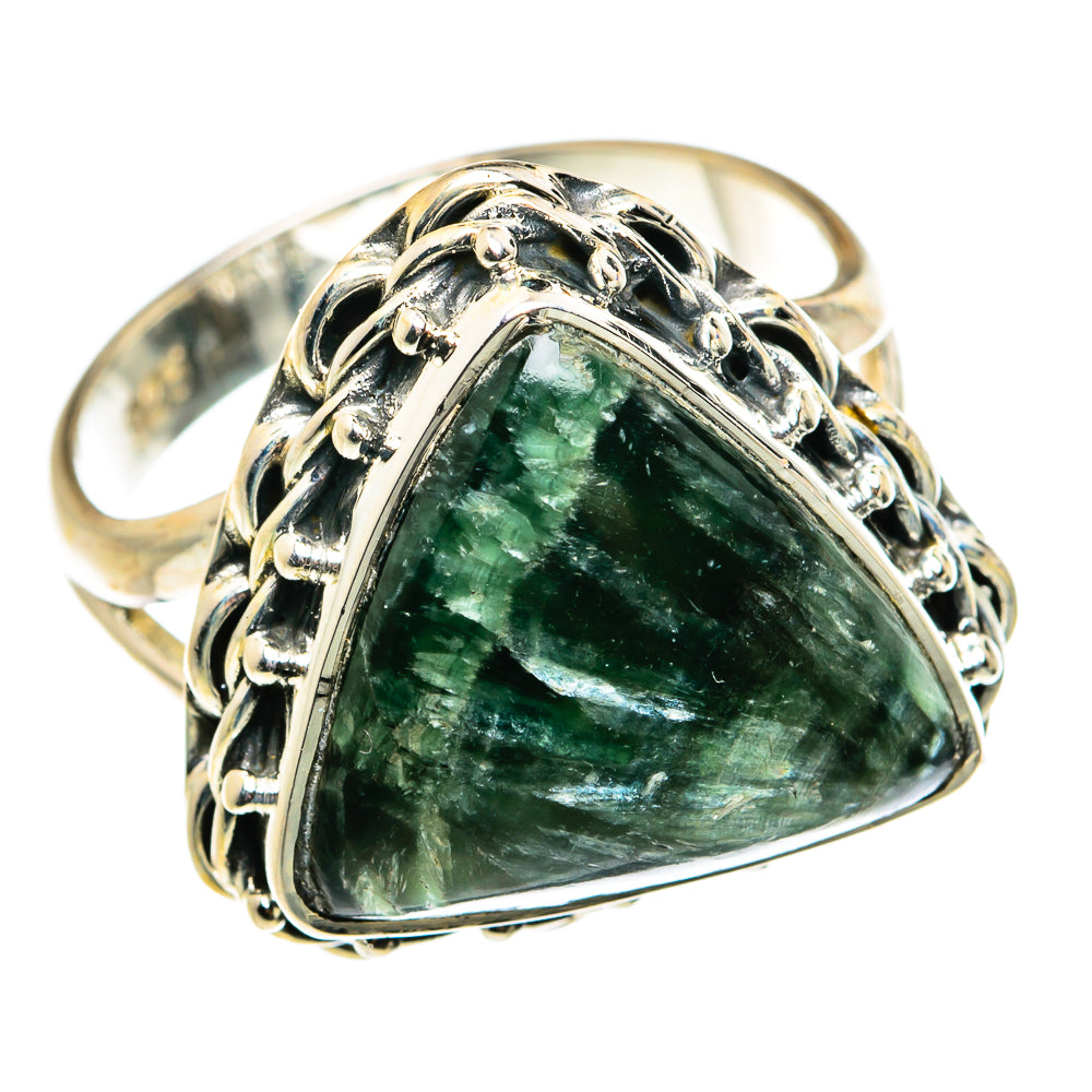 Seraphinite Rings handcrafted by Ana Silver Co - RING79417