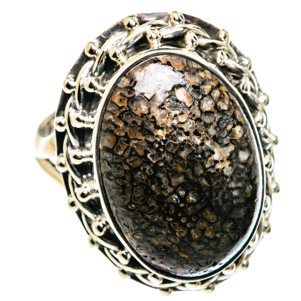 Dinosaur Bone Rings handcrafted by Ana Silver Co - RING79418