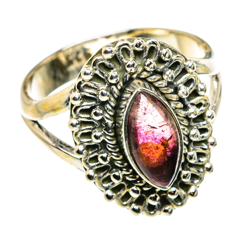 Pink Tourmaline Rings handcrafted by Ana Silver Co - RING79423