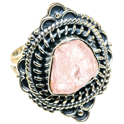 Rose Quartz Rings handcrafted by Ana Silver Co - RING79426