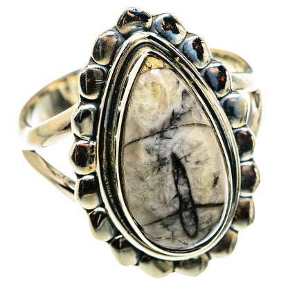 Orthoceras Fossil Rings handcrafted by Ana Silver Co - RING79441