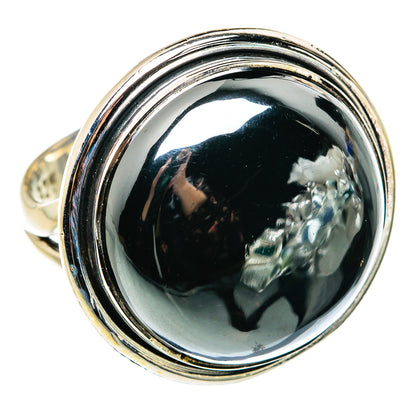 Hematite Rings handcrafted by Ana Silver Co - RING79442