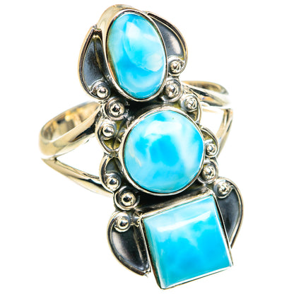 Larimar Rings handcrafted by Ana Silver Co - RING79444