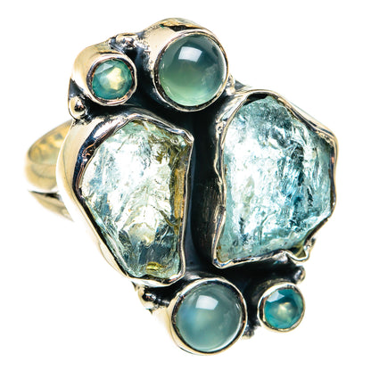 Aquamarine Rings handcrafted by Ana Silver Co - RING79445