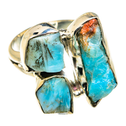 Larimar Rings handcrafted by Ana Silver Co - RING79448