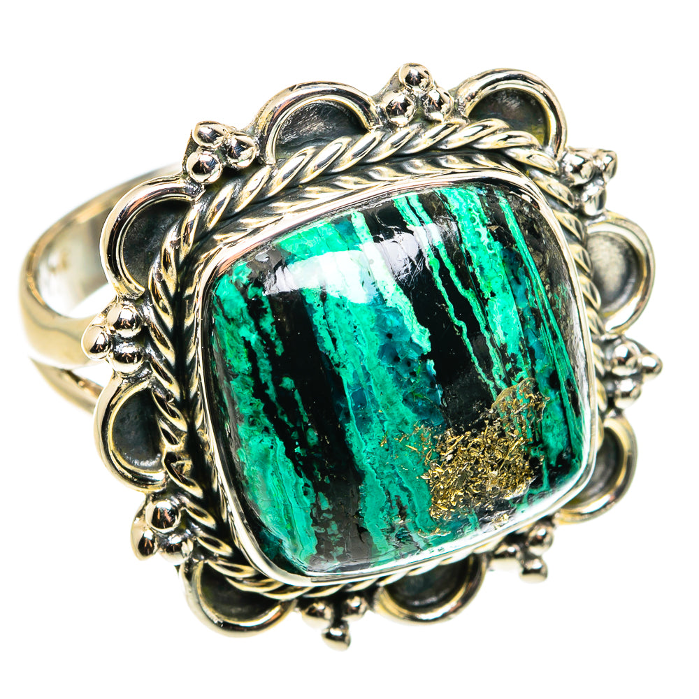 Chrysocolla Rings handcrafted by Ana Silver Co - RING79449