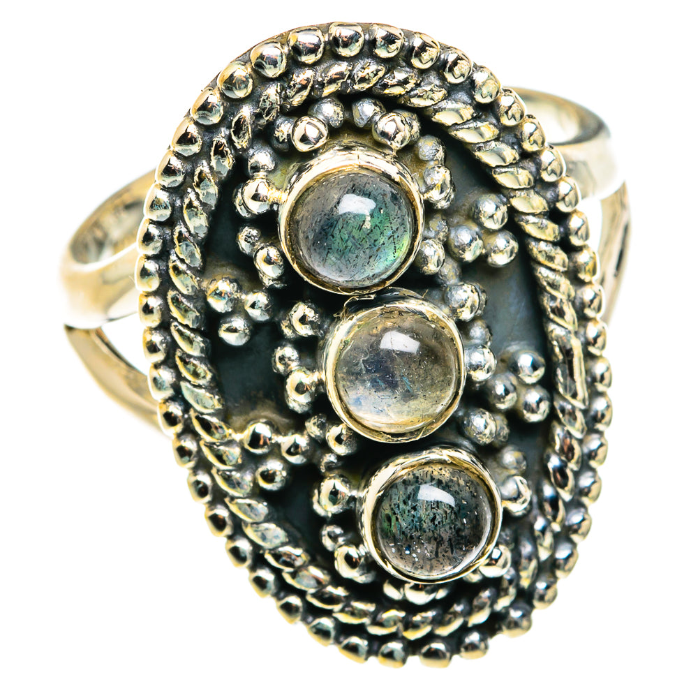 Labradorite Rings handcrafted by Ana Silver Co - RING79450