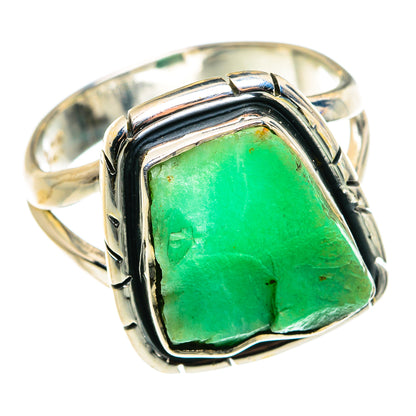 Chrysoprase Rings handcrafted by Ana Silver Co - RING79452